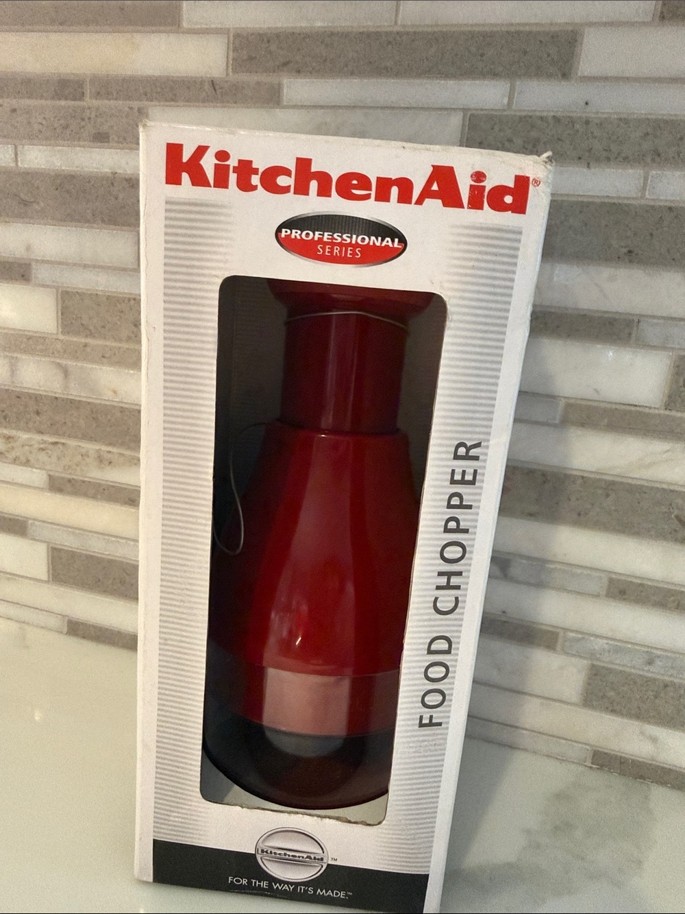 Kitchenaid food chopper new red color plastic